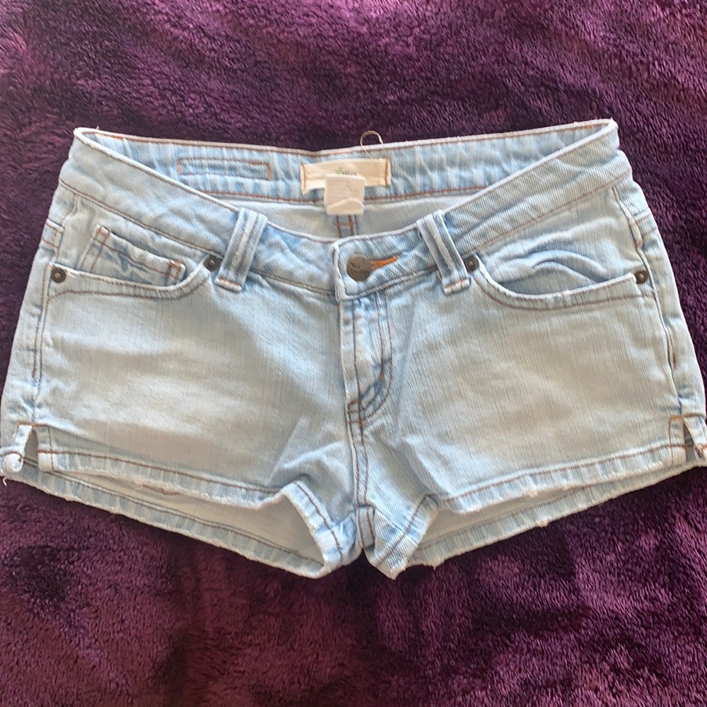 Denim shorts